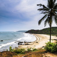 Buy canvas prints of Landscape of Vagator Beach, Goa by Swapan Banik