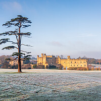 Buy canvas prints of Leeds Castle in the Frost by Stewart Mckeown