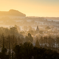 Buy canvas prints of Postling, Kent Downs by Stewart Mckeown