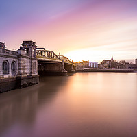 Buy canvas prints of Rochester Bridge Sunrise by Stewart Mckeown