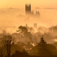 Buy canvas prints of Canterbury in the Fog by Stewart Mckeown