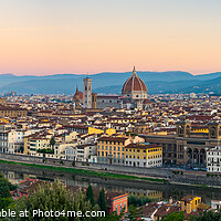 Buy canvas prints of Florence Panoramic by Stewart Mckeown