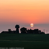 Buy canvas prints of Windmill Sunrise by Stewart Mckeown