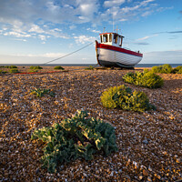 Buy canvas prints of Dungeness Fishing Boat by Stewart Mckeown