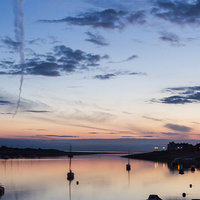 Buy canvas prints of  Conway Estuary (long Exposure) by Mark Ollier