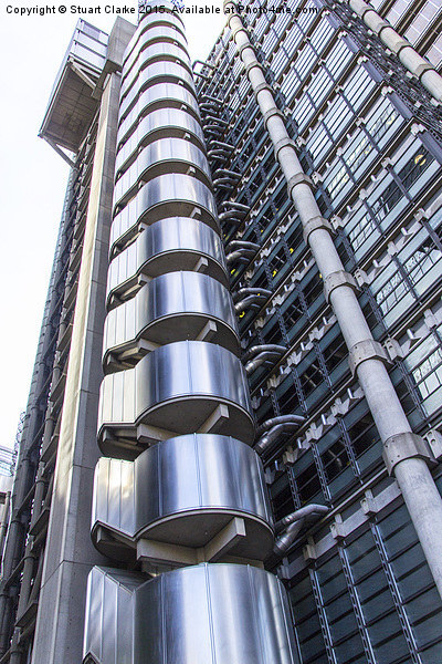 Towering Steel Structures in London Picture Board by Stuart Clarke