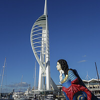 Buy canvas prints of The Spinnaker Tower. Portsmouth Harbour,Hampshire England . by Philip Enticknap