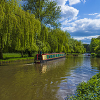 Buy canvas prints of The River Wey.Guildford ,Surrey,England. by Philip Enticknap