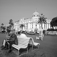 Buy canvas prints of Promenade Des Anglais,Nice, France.( circa 1990 ) by Philip Enticknap