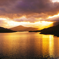 Buy canvas prints of Sunset over Killarney Lake ,County Kerry Ireland  by Philip Enticknap