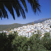 Buy canvas prints of THE WHITE VILLAGE OF COMPETA ANDALUCIA SPAIN  by Philip Enticknap