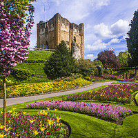 Buy canvas prints of Guildford Castle Keep & Grounds ,Surrey England  by Philip Enticknap