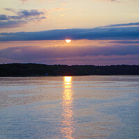 Buy canvas prints of Sunset Wootton Creek Isle of Wight  by Philip Enticknap