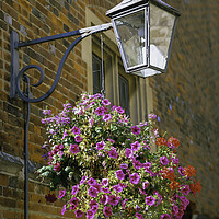 Buy canvas prints of Winchester Hampshire England  Decorative Lamp in  Winchester Col by Philip Enticknap