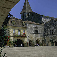 Buy canvas prints of  Monpazier France  by Philip Enticknap