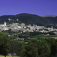Buy canvas prints of Assisi Umbria Italy  by Philip Enticknap
