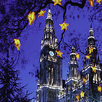 Buy canvas prints of  Vienna at Christmas  by Philip Enticknap