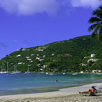 Buy canvas prints of Cane Garden Bay ,Tortola BVI , Caribbean  by Philip Enticknap