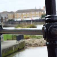 Buy canvas prints of  The Railing by Ben Veal