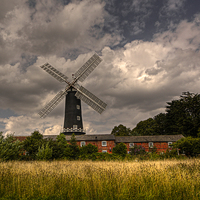 Buy canvas prints of  Skidby Windmill, Skidby, East Yorkshire by Chris  Anderson
