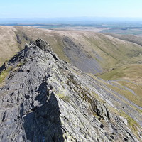 Buy canvas prints of  Sharp edge on Blencathra, Lake district by Adam Taylor