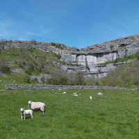 Buy canvas prints of  Spring at Malham cove, yorkshire by Adam Taylor