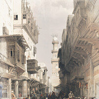 Buy canvas prints of Cairo Mosque Old City by Zahra Majid