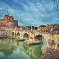 Buy canvas prints of Rome Spring 2023 by Zahra Majid