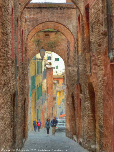 Sienna Italy Alley views Spring 2023 Picture Board by Zahra Majid