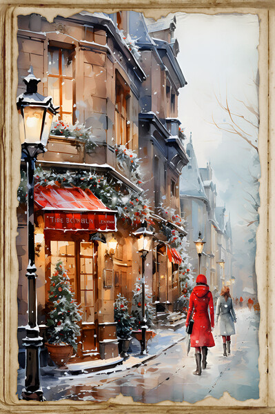 Window shopping in winter holidays Picture Board by Zahra Majid