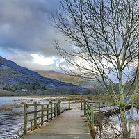 Buy canvas prints of Gorgeous Wales on a gloomy winter afternoon by Zahra Majid