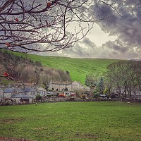 Buy canvas prints of North Britain Countryside by Zahra Majid