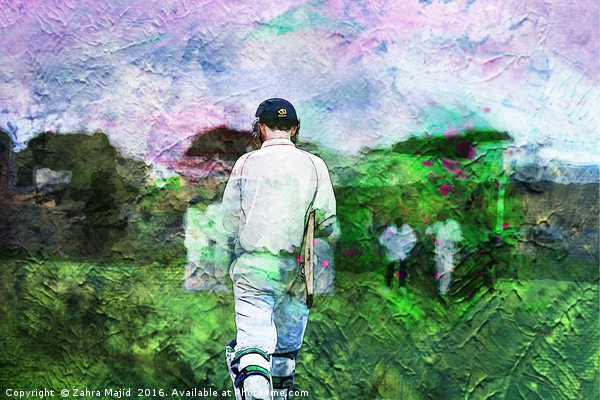 A Batsmans World Picture Board by Zahra Majid