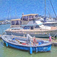 Buy canvas prints of Pier 39 San Francisco Summer 2018 by Zahra Majid