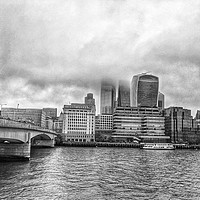 Buy canvas prints of Its Black Its White its London by Zahra Majid