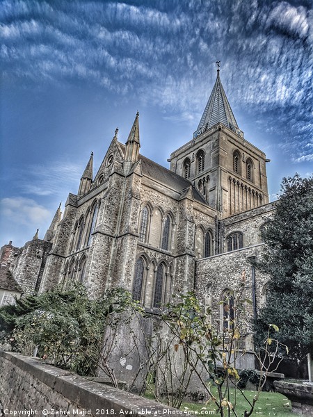 Rochester Cathedral  Picture Board by Zahra Majid