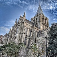 Buy canvas prints of Rochester Cathedral  by Zahra Majid