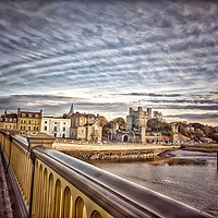Buy canvas prints of Rochester Bridge River Medway by Zahra Majid
