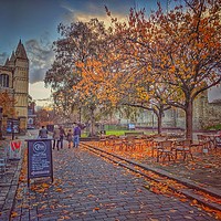 Buy canvas prints of Autumn in Dickens Medway by Zahra Majid
