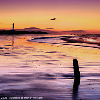 Buy canvas prints of West Beach, Lossiemouth at Sunset by Peter O'Reilly