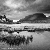 Buy canvas prints of Loch Clair & Liathach, north west Scotland by Peter O'Reilly
