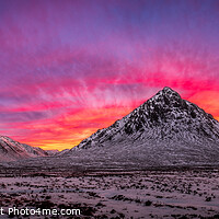 Buy canvas prints of Glen Coe Sunset by Peter O'Reilly