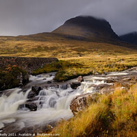 Buy canvas prints of Russel Burn and Beinn Bhan, Wester Ross by Peter O'Reilly