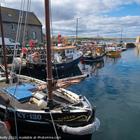 Buy canvas prints of Whitehills Harbour, Aberdeenshire by Peter O'Reilly