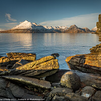Buy canvas prints of Cuillin Hills from Elgol, Isle of Skye by Peter O'Reilly
