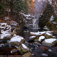 Buy canvas prints of Winter at Linn Falls by Peter O'Reilly