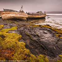 Buy canvas prints of Abandoned Boats, Isle of Mull by Peter O'Reilly