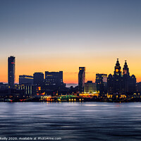 Buy canvas prints of Liverpool Waterfront at Dawn by Peter O'Reilly