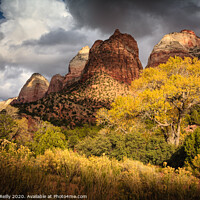 Buy canvas prints of Gathering Storm over The Watchman by Peter O'Reilly