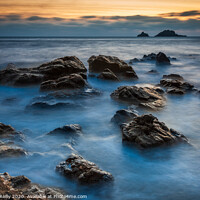 Buy canvas prints of Sunset Rocks by Peter O'Reilly